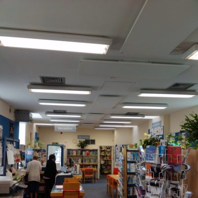 ceiling mounted LAVA Infrared Basic DM 1000 panels