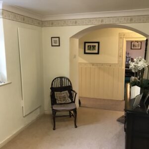 Hallway heating with LAVA Basic Infrared panels