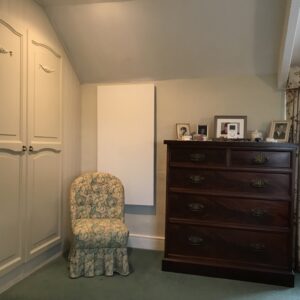 Bedrom heating with LAVA Basic Infrared panels