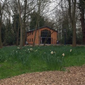 New Haven Trust office in woodland setting 