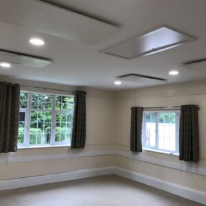 Meeting room infrared heating