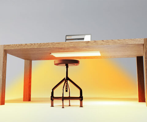 Lava Desk Infrared Heater